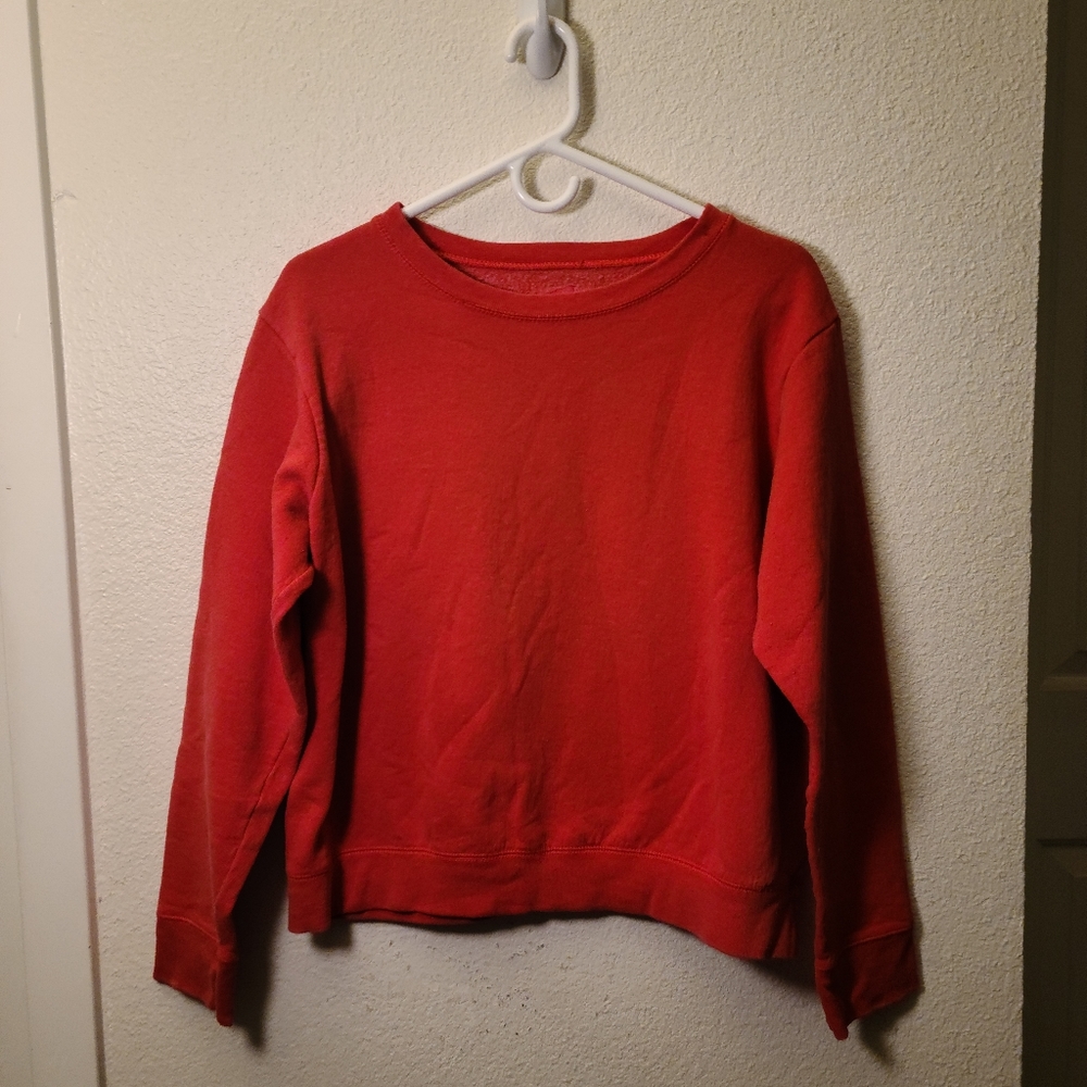 Orange Pullover Sweater